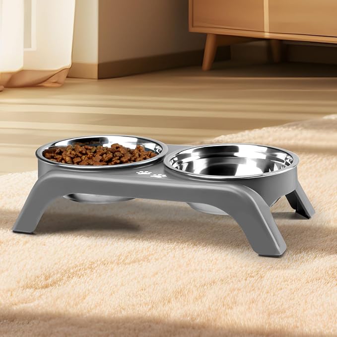 Elevated Dog Bowls for Small Dogs, 3” High Raised Dog Bowl Stand - Image 6