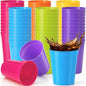Yungyan 50 Pack 16 oz Stadium Cups Reusable Plastic Cups Blank Drink Stadium by Yungyan