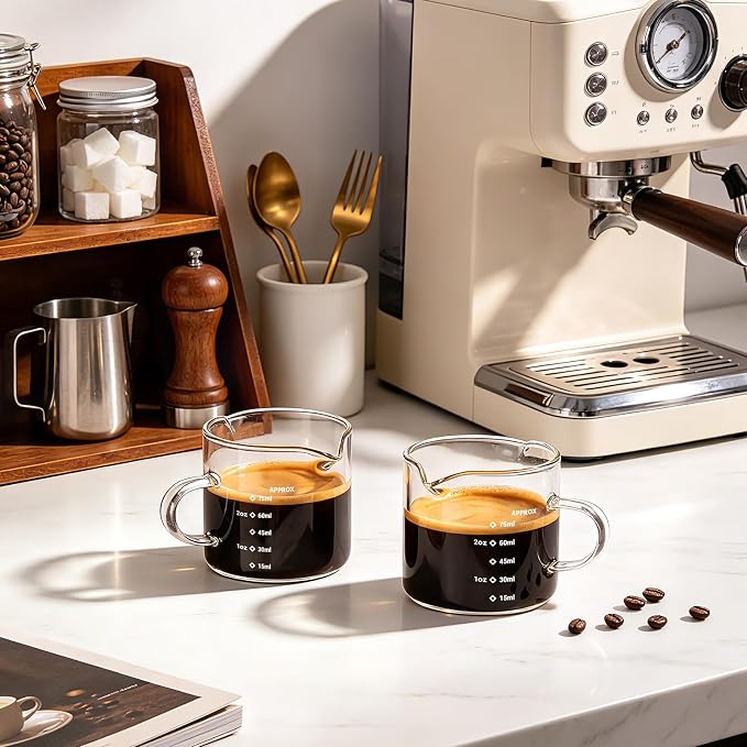 Espresso Cups Set of 2: Espresso Machine Accessories - Image 5