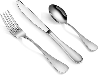 Artaste 18/10 Stainless Steel Flatware 36-Piece Set, Rain 1029130, Matte Finish - Image 2