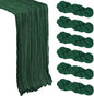6 Pack Emerald Green Cheesecloth Table Runner 10Ft Gauze Cheese Cloth Table by Heneger