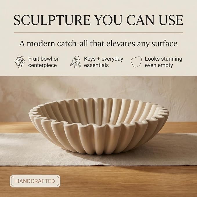 OAKOA Concrete Bowl Decor - Image 4
