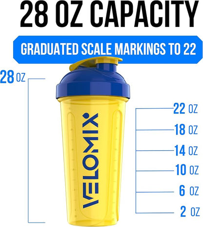 VELOMIX 2 Pack 28oz Protein Shaker Bottle - Image 4