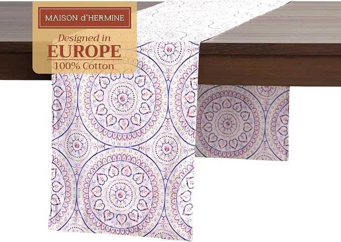 Maison d' Hermine Table Runner 100% Cotton 14.50" x 72" | Table Runners 72 by MaisondHermine