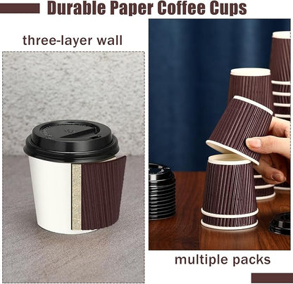 Uiifan 100 Set 4oz Disposable Espresso Cups - Image 3