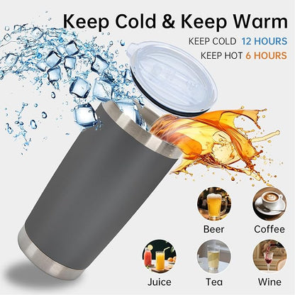 IEOVIEE 32 Pack 20oz Stainless Steel Insulated Bulk Tumblers - Image 6