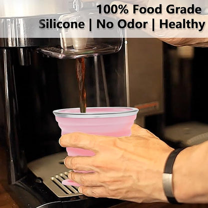 Litoexpe 2 Pack Silica gel Collapsible Travel Cup 270ml, Portable Folding - Image 5