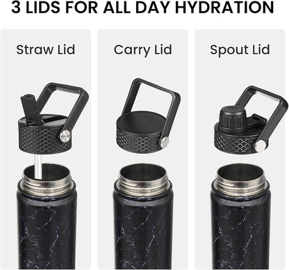 Konokyo 24 oz Insulated Stainless Steel Water Bottle - Image 4