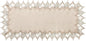 Phantomon Neutral Linen Table Runner 36 Inches Beige Embroidered Runner Lace by Phantomon