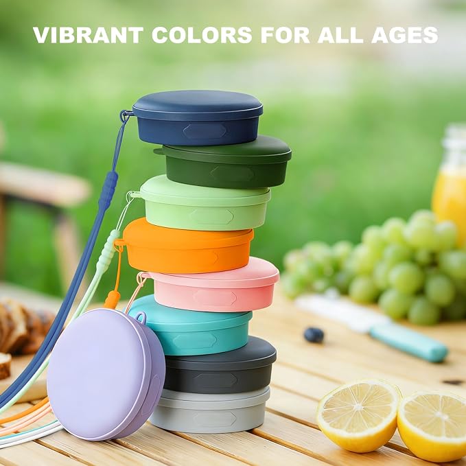 Collapsible Travel Cup, BPA-Free Reusable Water Cup | Lightweight Drinking Cups - Image 8