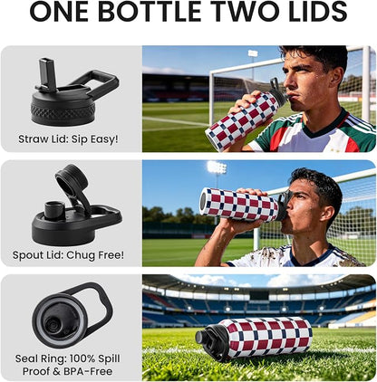 RAYMYLO Insulated Water Bottle 40 oz, Triple Wall Vacuum Stainless Steel | - Image 4
