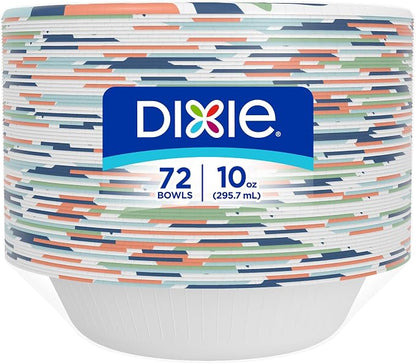 Dixie Small Paper Bowls, 10 Oz, Microwave-Safe, Soak-Proof, Disposable Bowls - Image 8