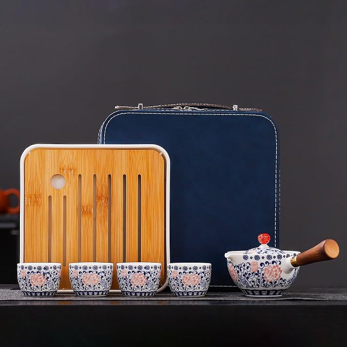 Chinese Tea Set Gongfu Tea Set, Portable Teapot Set - Image 7