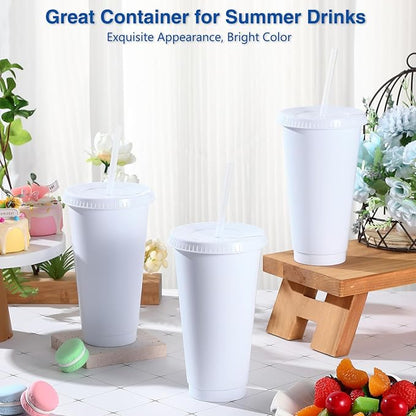 Amyhill 12 Pcs Reusable Plastic Cup - Image 4
