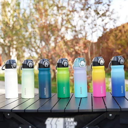 BJPKPK 18 oz Water Bottle with Straw & Handle, Insulated Stainless Flask | Leak - Image 6