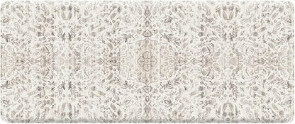 House of Noa Nama Standing Mat – Anti-Fatigue Cushioned Kitchen Mats for Floor | Ergonomic Bounce-Back Foam Kitchen Mats | Anti-Fatigue Mats for Kitchen & Standing | Emile Latte | 30" x 72"