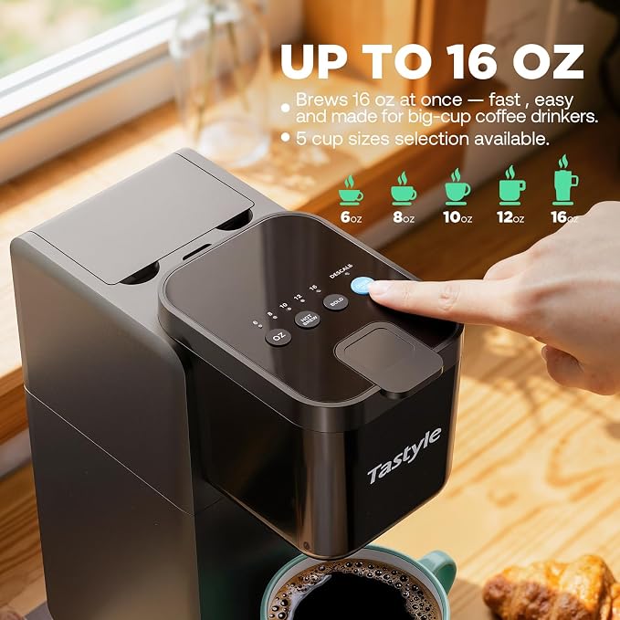 Tastyle Single Serve Coffee Maker Hot and Iced - Image 4