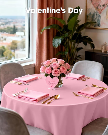 Pureegg Plastic Table Cloth Disposable 12 Pack, Easter Party, Valentines - Image 7