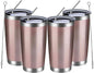 MEWAY 20oz Tumbler 4 Pack Double Wall Vacuum Insulated Travel Mug Bulk by MEWAY