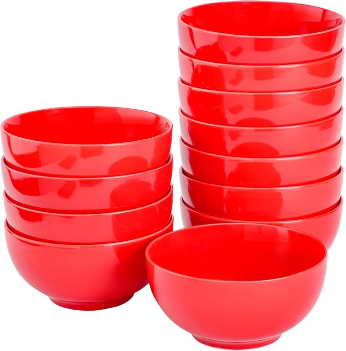 Brew To A Tea BTaT- Soup Bowls Set, 16 Ounces, Porcelain Dishes by BrewToATea