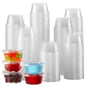 Jello Shot Cups, Small Plastic Containers by VITEVER