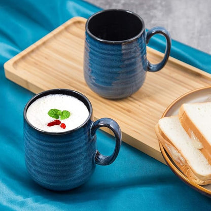 HASENSE Coffee Mugs Set of 4, 15 Ounce Porcelain Mug Set - Image 5