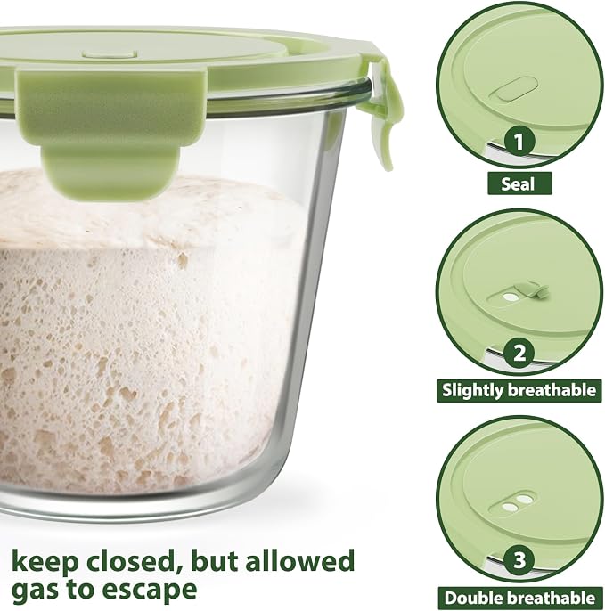 3Cup/23oz Glass Meal Prep Containers - Image 3
