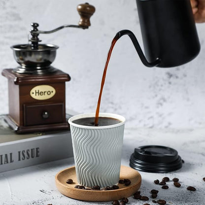 MUCHII 8 oz Paper Coffee Cups - Image 2
