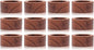 Wood Napkin Rings Set of 12 Napkin Holders Buckles for Dining, Anniversary, Birthday, Dinner, Christmas, Party of Table Setting