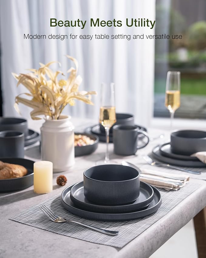 Famiware Star Plates and Bowls Sets, Chip & Scratch Resistant. Microwave & - Image 2