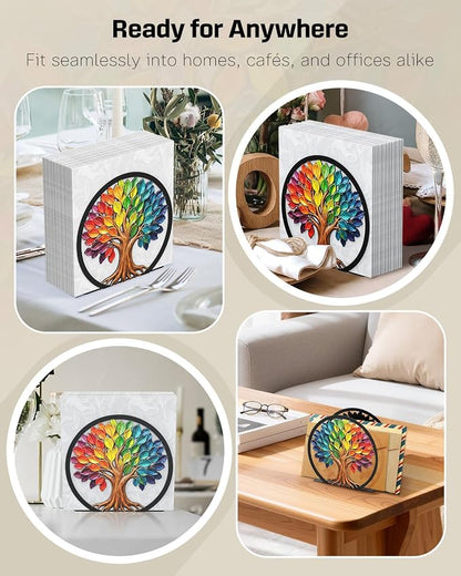 Uniclife Metal Napkin Holder for Table Standing Napkin Dispenser|Luncheon & - Image 6