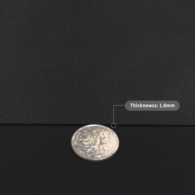 Dining Table Protector Pad - 42x76 Inch Waterproof Easy to Clean Can Conceal Flaws Protector The Table Top from Scratches Used for Dining (Black+Black 42x76)