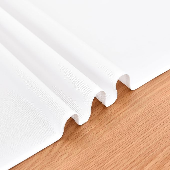 Faux Linen Small Table Runner Water Resistant 13 x 36 in, Coffee Table Runner - Image 6