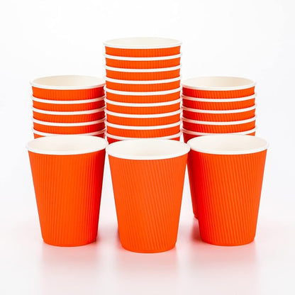 Restaurantware-12 Ounce Disposable Coffee Cups, 500 Double Wall Hot Cups by Restaurantware