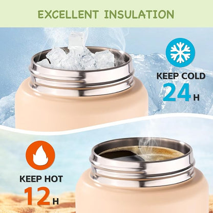 Kerilyn 12oz Kids Water Bottle 2 Pack, Stainless Steel Insulated Water Bottle - Image 4