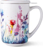 AmorArc Tea Cup With Infuser and Lid, 18oz Loose Leaf Tea Mug With Steeper | by AmorArc