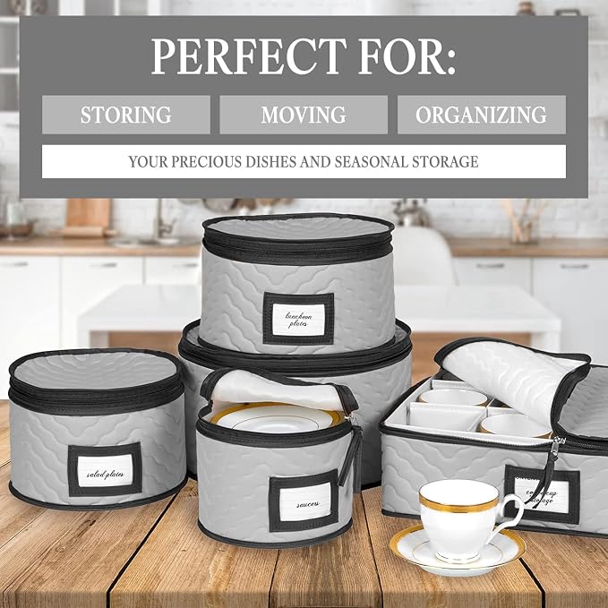 China Storage Containers 5-Piece Set Moving Boxes, Quilted Microfiber | - Image 2