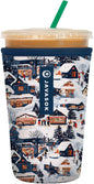 Sok It JavaSok Iced Coffee & Cold Soda Insulated Neoprene Cup Sleeve (Peak Season, Medium: 22-28oz)