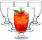 Patelai Set of 6 Water Goblet, 10.5 oz Clear Drinking Glasses Bulk Dishwasher by Patelai
