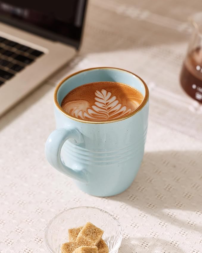 famiware Jupiter Coffee Mugs Set of 8, 13 oz Coffee Mug, Microwave and - Image 3