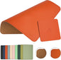 Double-Sided PU Leather & Cork Mouse Pad by EAGZFFI