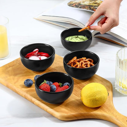 Selamica Ceramic Ice Cream Bowls, 12 oz Small Bowls Set of 6, 4.7 Inch Ceramic - Image 6