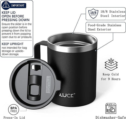 TILUCK 12 oz Insulated Coffee Mug - Image 2