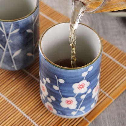 WHJY 10oz Transitional Chinese/Japanese style Handle-less Ceramic Tea cups - Image 3