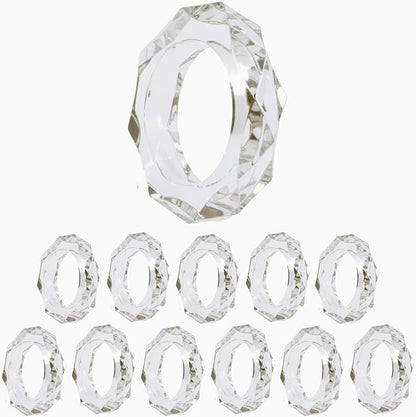 Clear Acrylic Napkin Rings, Thanksgiving by CLEENTABLE
