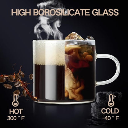 YMMIND 6-Pack 4oz Espresso Cups Espresso Shot Glasses - Image 4