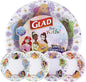 Glad for Kids Disney Princess Kids Disposable Bowls, 12 Oz, 40 Ct | Sturdy by GladTrashFoodStorage