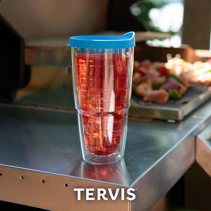 Tervis Clear & Colorful Tabletop Made in USA Double Walled Insulated Tumbler - Image 9