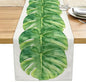 Palm Leaves Table Runners 13x72 Inch, Tropical Palm Leaves Table Runner | Faux by Unknown