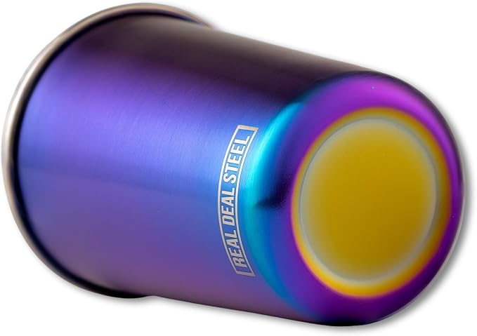Real Deal Steel Rainbow Cups 16 oz Pint Cups, Stackable Tumblerrs, Eco Friendly - Image 4